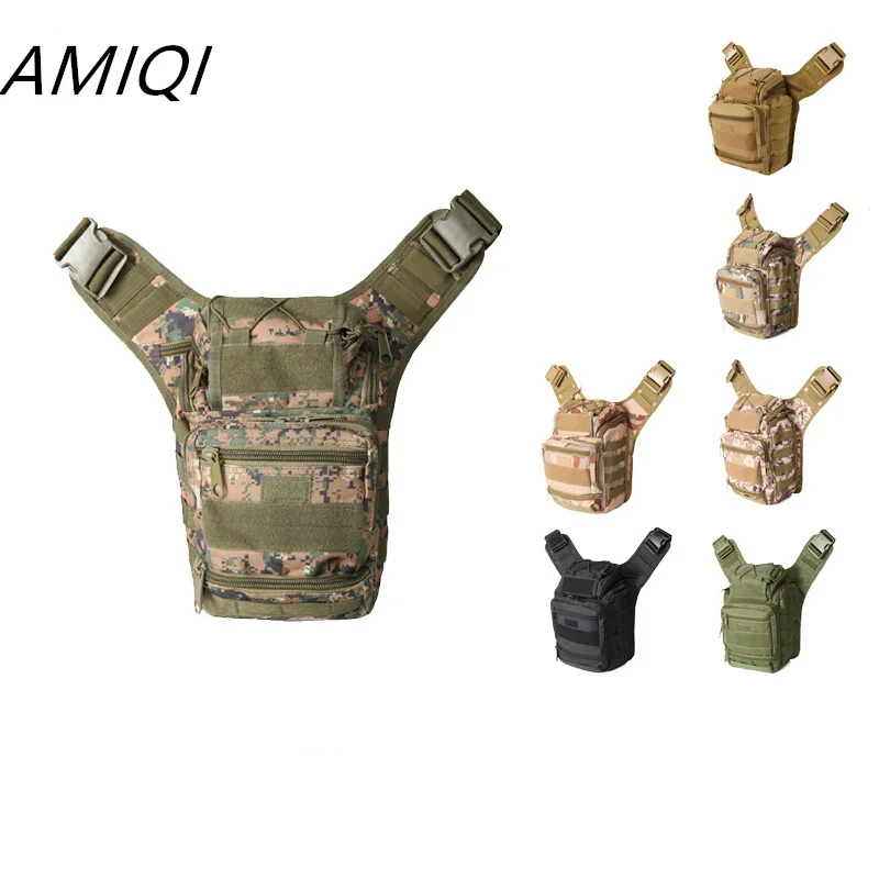 AMIQI Leg Bag Drop Thigh Pouch Outdoor Utility Waist Belt A25 Sport Chest Men Fanny Waist bag