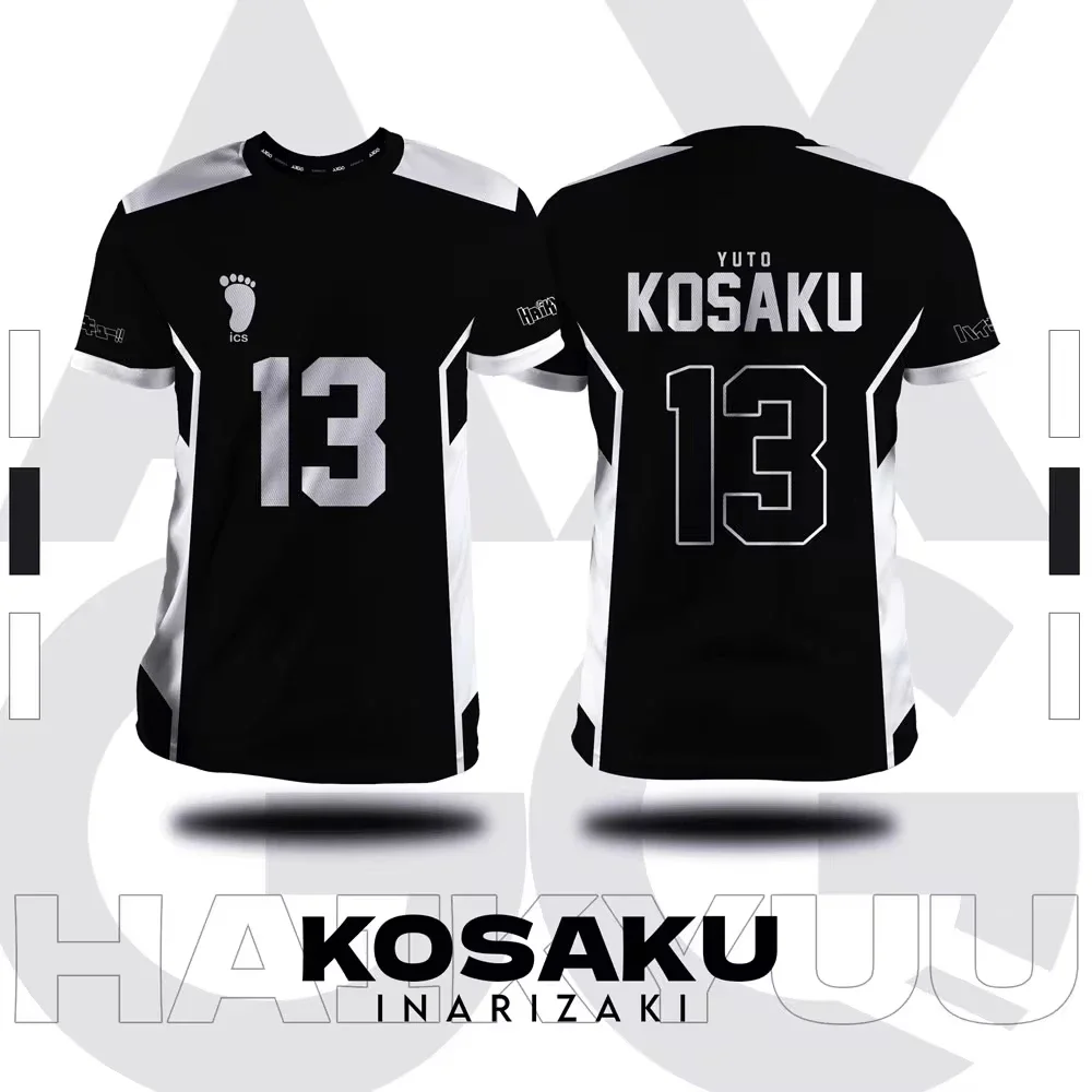 

Inarizaki Haikyuu Anime Role-playing M Short-sleeved Children's T-shirt High 2024 Fashion Oversized T-shirt