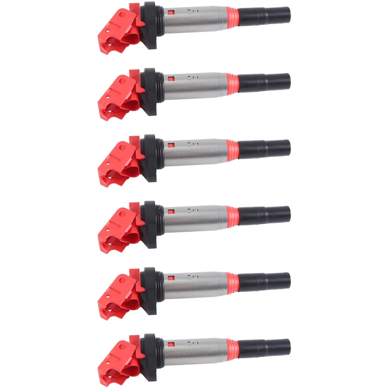 

NEW-6Pcs UF-592 Ignition Coils For BMW E46 E60 E82 E83 E84 E85 E90 12137594938, 1213172219, 12122158253, 0221504470 Spare Parts