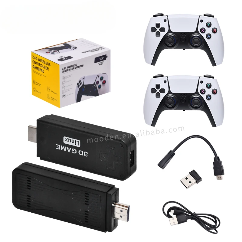 

U9 Professional Gaming Stick 4k Retro Video Game Console 3D 64GB 10000 Gaming Classic Game Console PS1/PSP