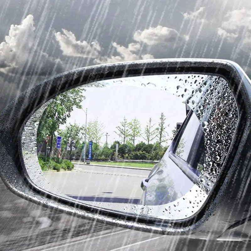 

87HE Rainproof Vehicle Rearview Mirror Film Sticker for HD Window Membrane Prote