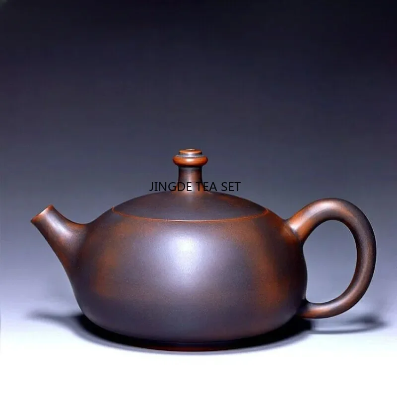 

220ml handmade Qinzhou mud star purple clay tea set pottery kiln exchange Guifei pot household filter pot