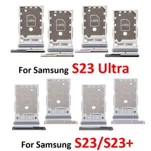 Bilashmart Samsung Galaxy S23 Plus S23+ S911 S916 Phone BackShell SIM Chip Tray Slot Card Holder Pocket S23 Ultra S918