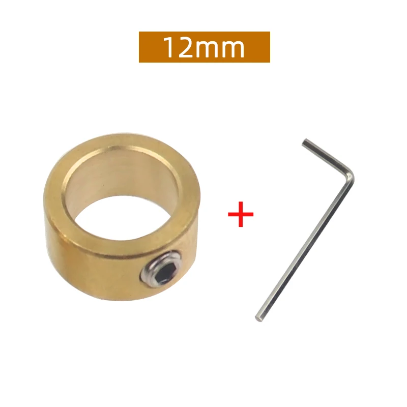 3-12mm Boor Gereedschap Messing Diepte Stop Kragen Ring Positioner Ring Met Inbussleutel Voor Houtbewerking boor Locator Gereedschap