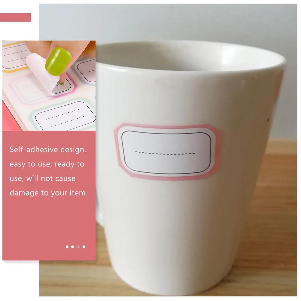 

36 Sheets Handwritten Label Stickers Self-Adhesive Portable Multi-Function Name Labels Home Sundries Organization