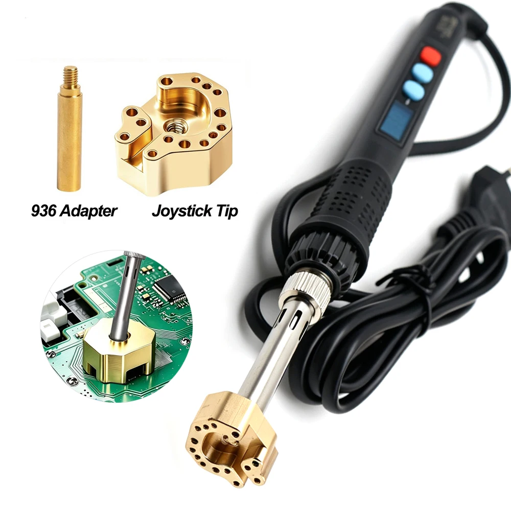 3D Joystick Desoldering Iron Tip with 90W 936 Soldering Iron for PS4 PS5 Xbox Series S/X Xbox One S/X - Analog Stick Repair Tool