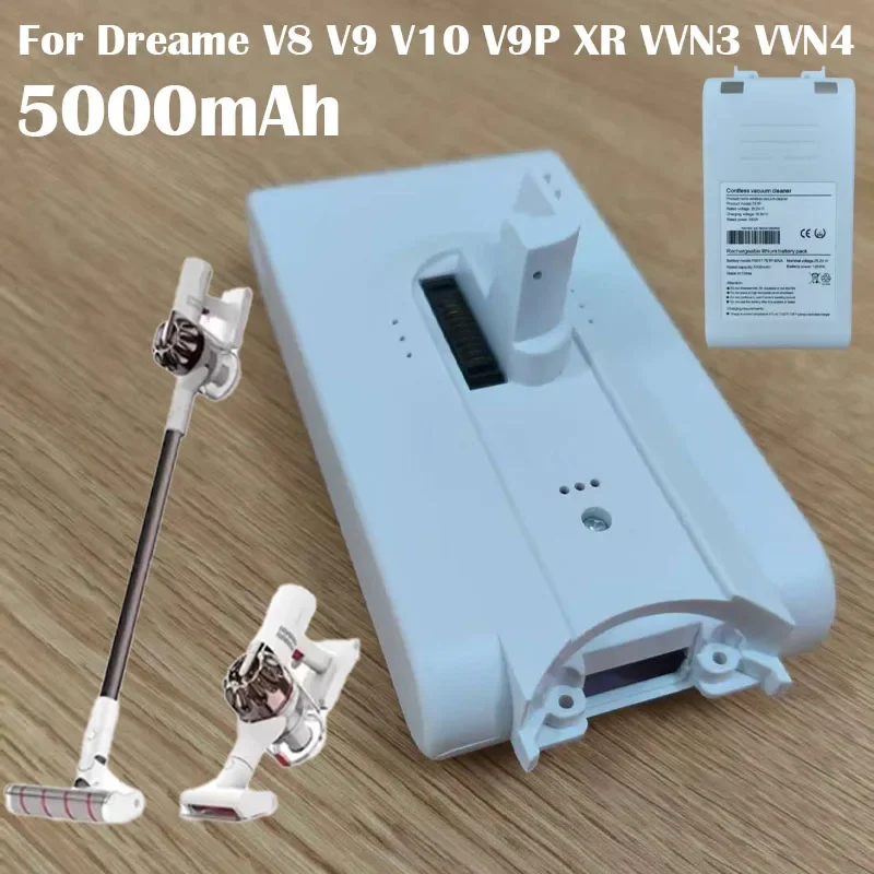 بطارية مكنسة كهربائية 25.2 فولت 2.5-5 أمبير في الساعة لأجزاء Xiaomi Dreame V8 V10Pro V9P XR VVN3 VVN5 استبدال لاسلكي محمول باليد #3