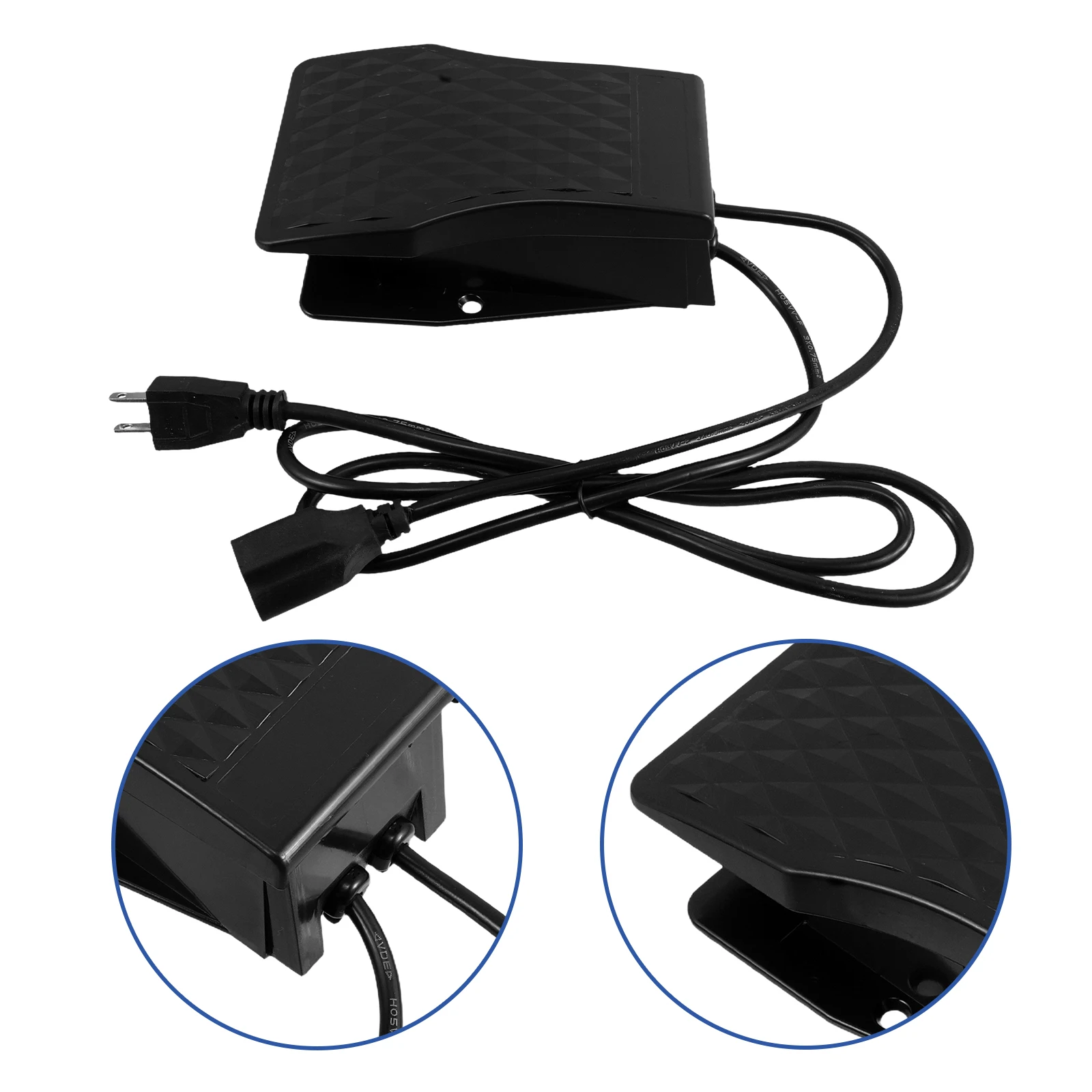 

Rotary Tool Foot Switch 220V Plastic Pedal Controller Electric Grinder Drill Speed Control Power Tools Parts Safe Sturdy Foot
