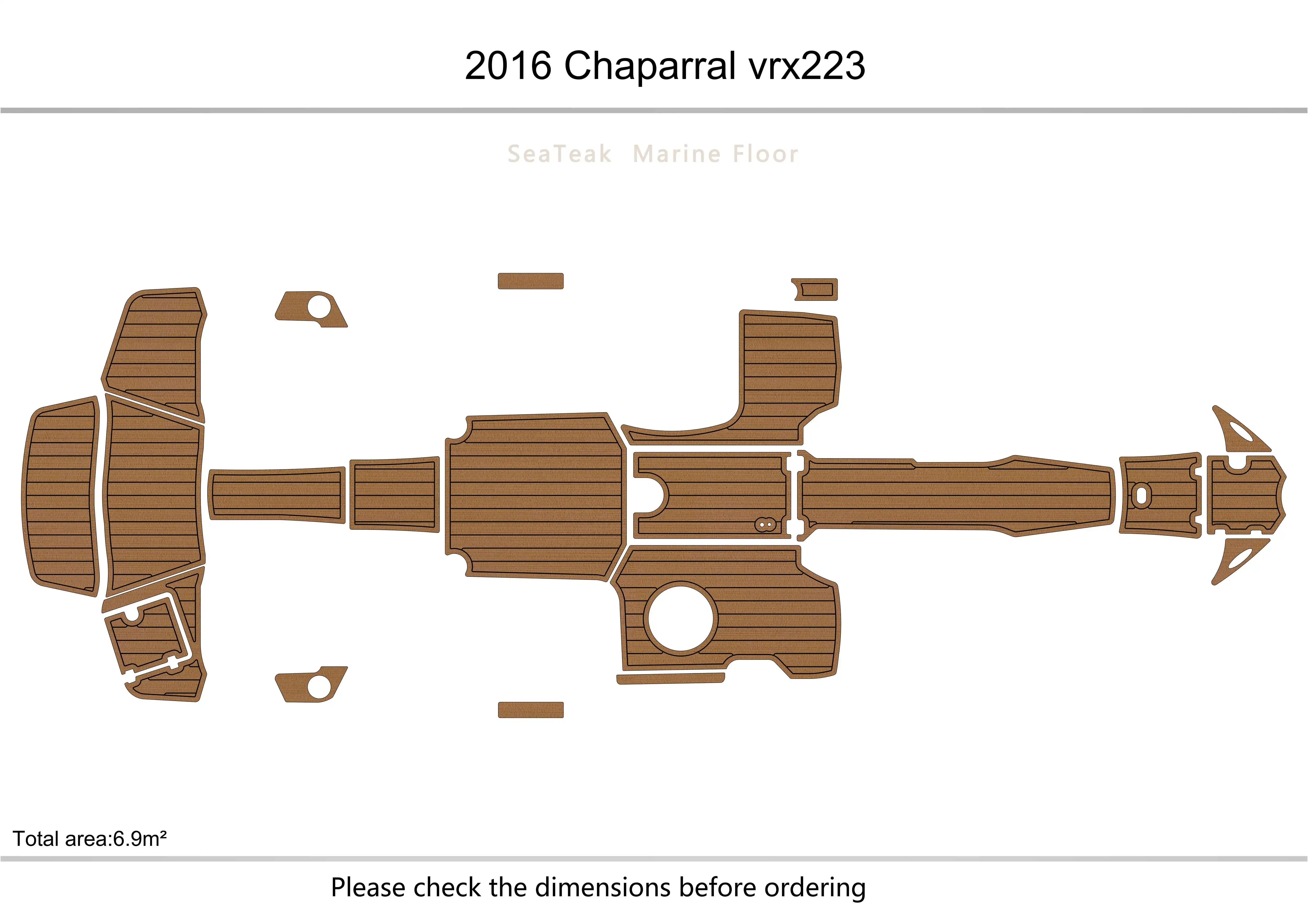 2016 chaparral vrx223 Cockpit Swimming platform1/4