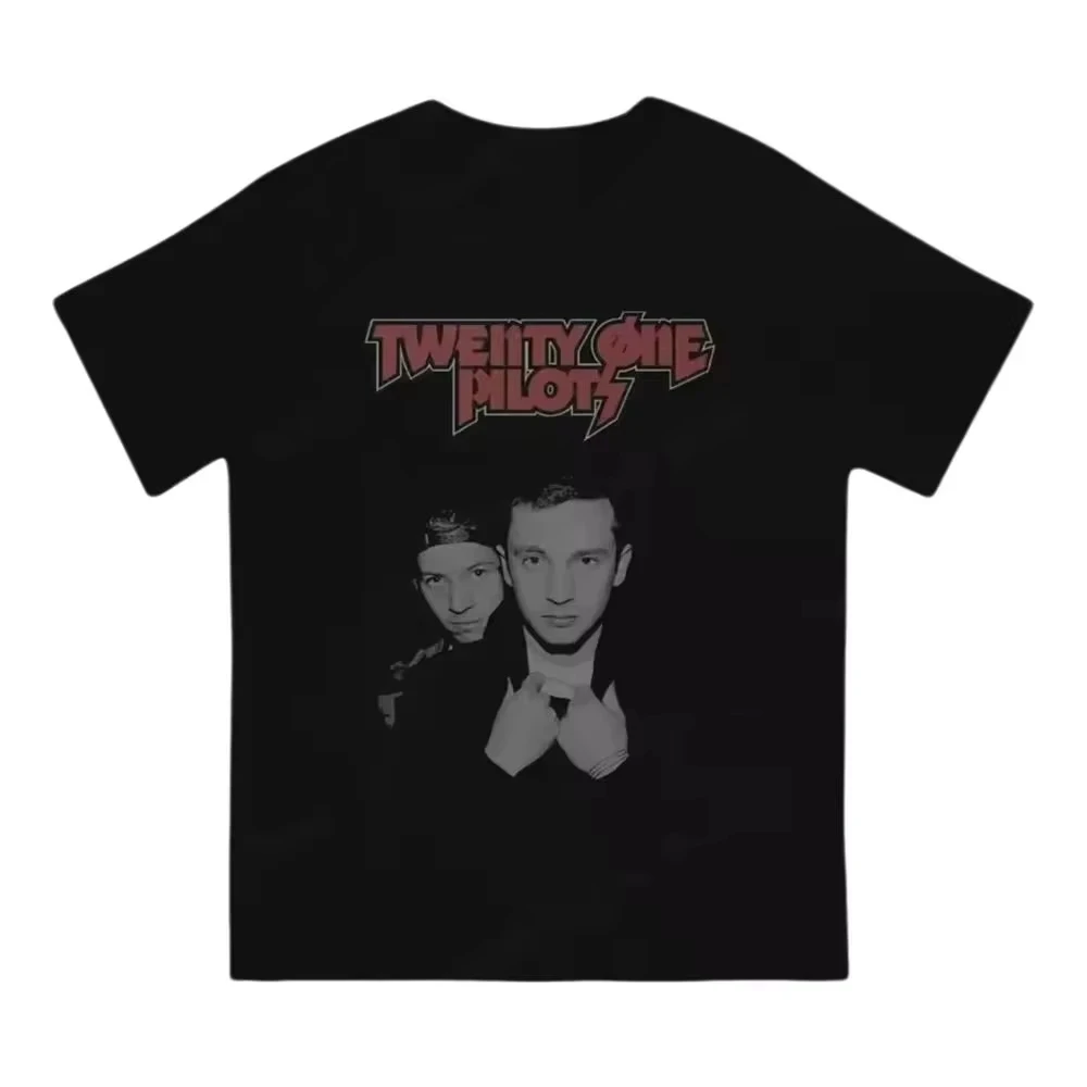 Twenty One Pilots Band World Tour Back T-shirt Women Men Short Sleeve Oversized Rapper Hip Hop Punk Street Harajuku Unisex Tees - view 4