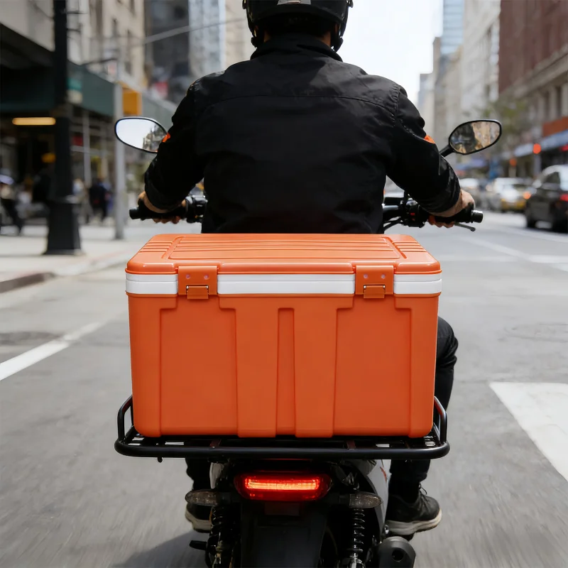 

45L commercial delivery thermal insulation box for food delivery, suitable for vehicle-mounted cold chain transportation