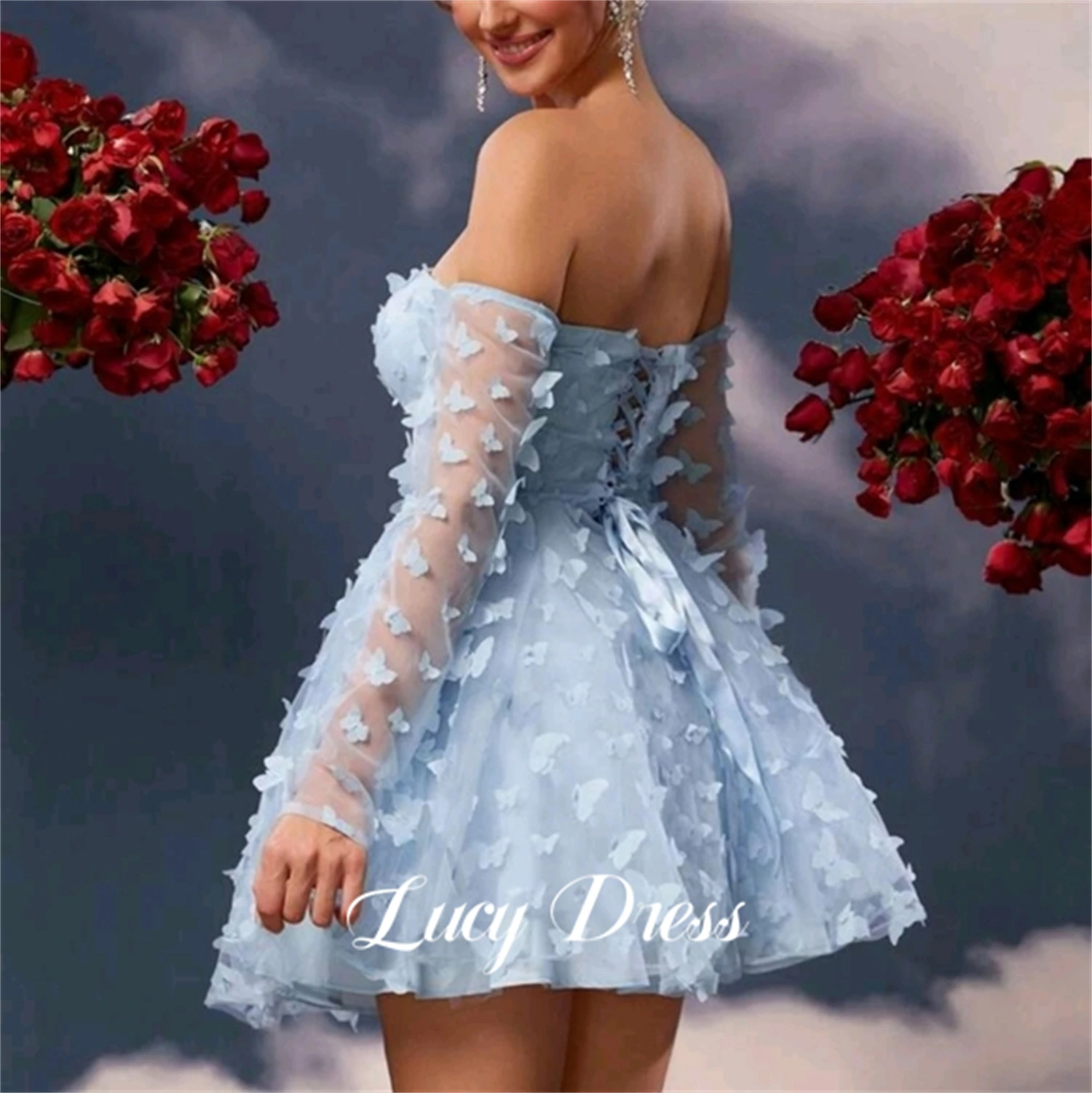 Lucy – robe personnalisée pour occasions spéciales, robes de Quinceanera de 15 ans, robes de bal, jupe courte, robe de soirée, robes de cocktail