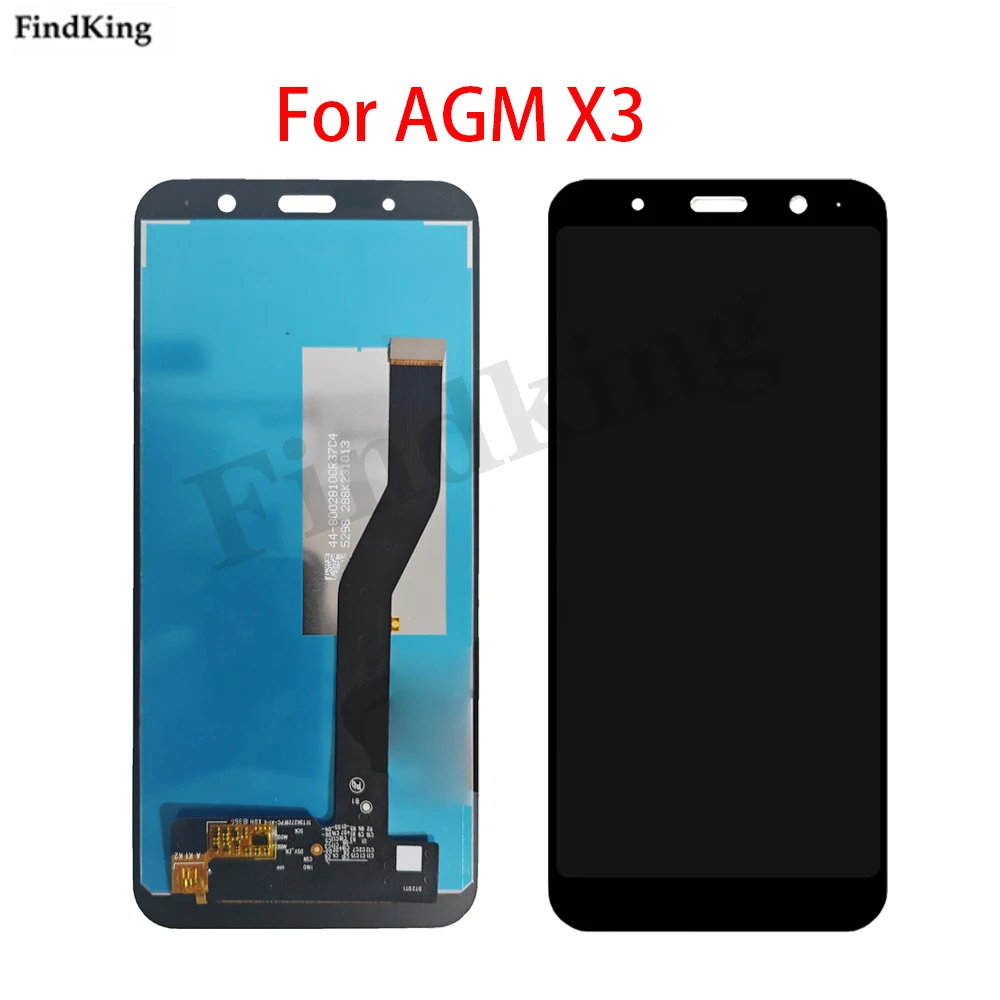 

LCD Screen For AGM X3 LCD Display Touch Screen Digitizer Full Assembly Screen Replacement