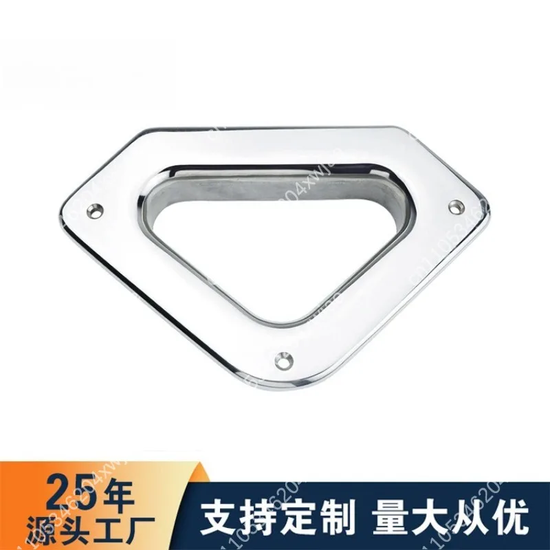 Heavy Duty Marine Triangular Fairlead Stainless Steel Rope Guide for Boat Yacht Windlass
