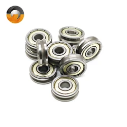 5Pcs V625ZZ 5x16x5 mm V Groove Pulley Roller Bearing V625 ZZ Straightener Guide Wheel Bearings ABEC-7