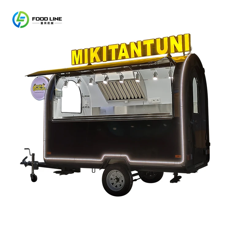 

Hot Selling Outdoor Mobile Food Truck Fully Equipped Coffee Truck Burrito Food Trailer for Sale