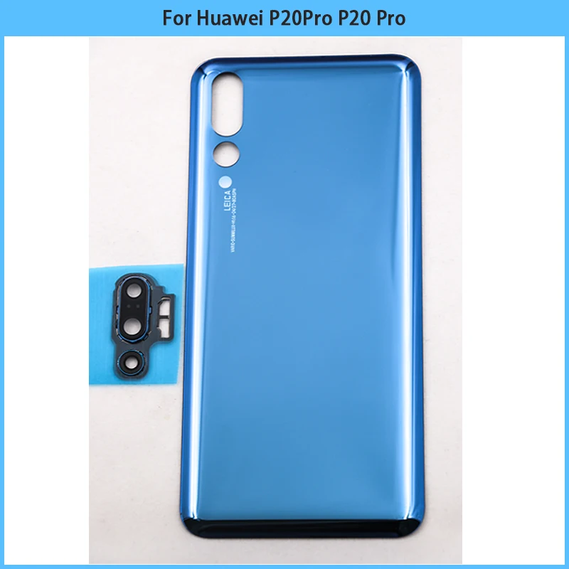 For Huawei P20Pro battery Back Cover Rear Door 3D Glass Panel P20 Housing Case With Camera Lens Replace