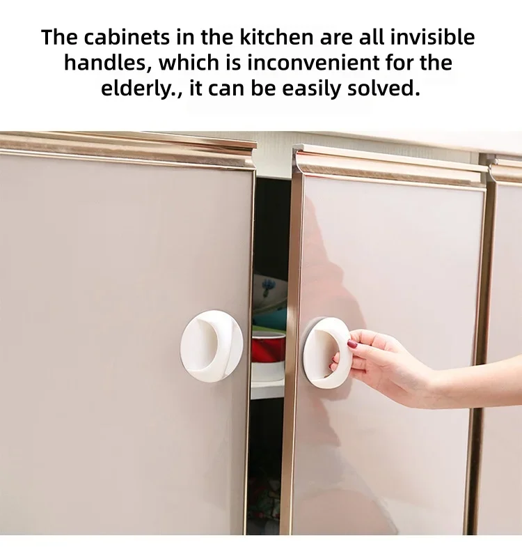 4/8pcs door and window handle/cabinet/drawer/toilet lid handle/self-adhesive/cabinet handle/glass bathroom sliding door handle