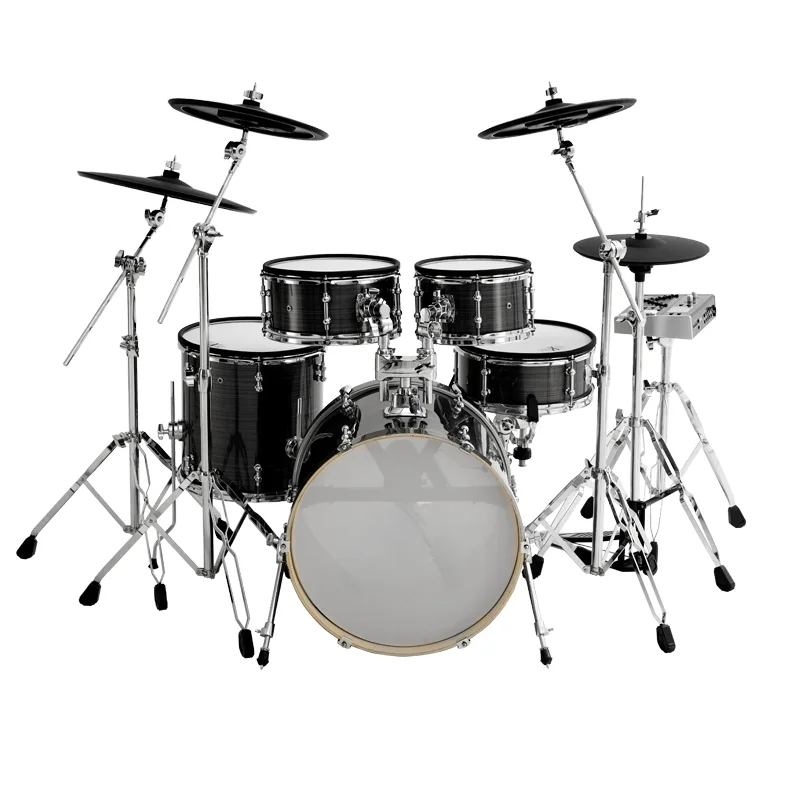 Electronic drum Professional Manufacture High-end electronic drum 9-piece mesh head drum set with 18