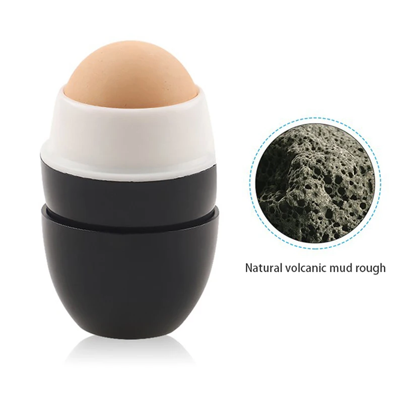 1PCS Portable Roller Volcanic Stone Ball Facial Oil Absorption And Cleansing Makeup Face Skin Care Tool