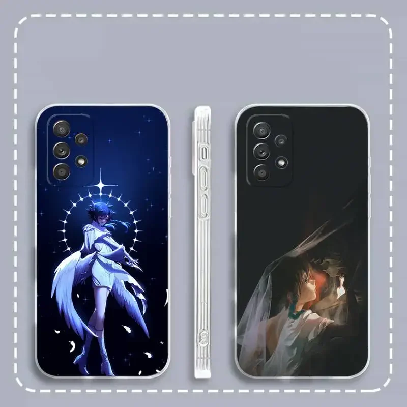 G-Genshin Impact Venti Phone Case For Samsung Galaxy S 23 22 21 20 10 9 8 7 6 Plus Ultra 5G Edge lite Transparent Soft Cover