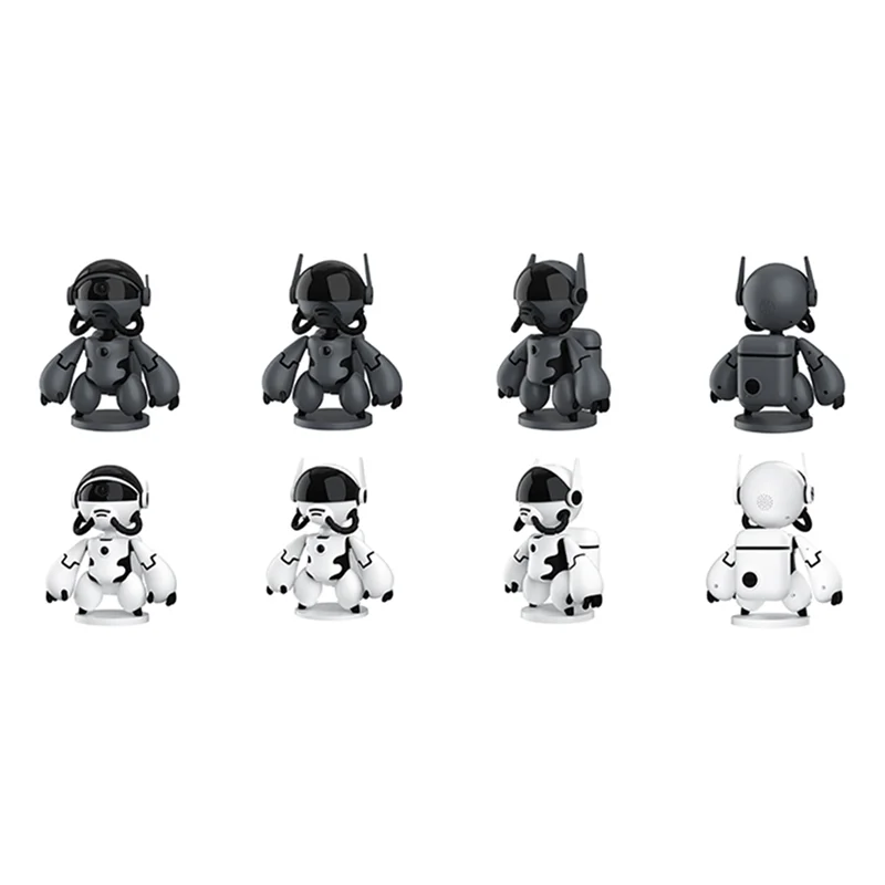 كاميرا ويب RISE 1080P لرائد الفضاء Robot Home Safety IP Wifi كاميرا مراقبة لاسلكية للأطفال مع رؤية ليلية لتقليل الضوضاء (أبيض)