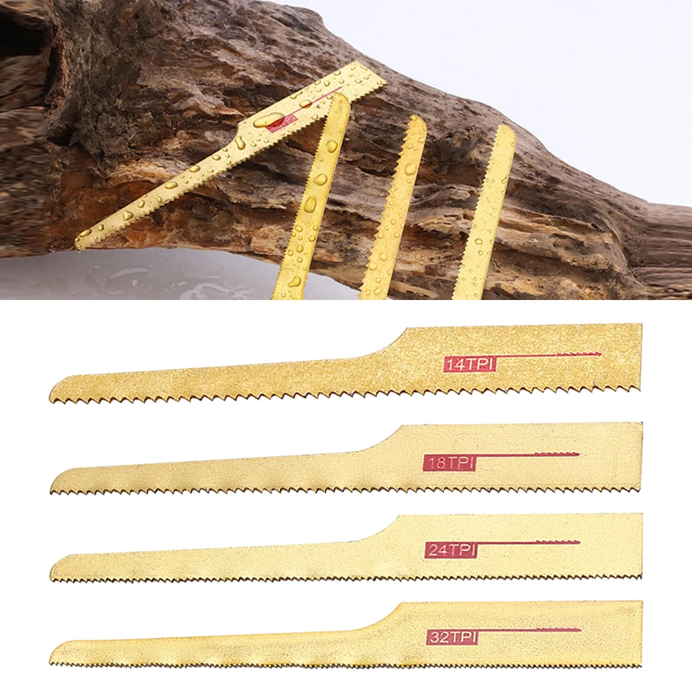 5Pcs Small Air Saw Blade Pneumatic Saw Blades 14TPI 18TPI 24TPI 32TPI Plastic Wood Pneumatic Curve Saw Blade 93mm Cutting Tools