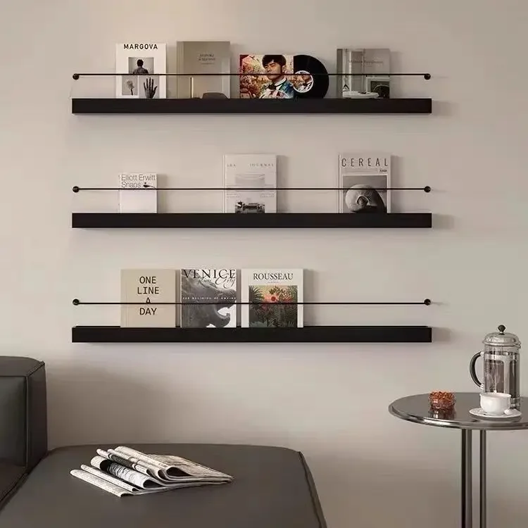 

One word wall hanging wall simple creative magazine display shelf