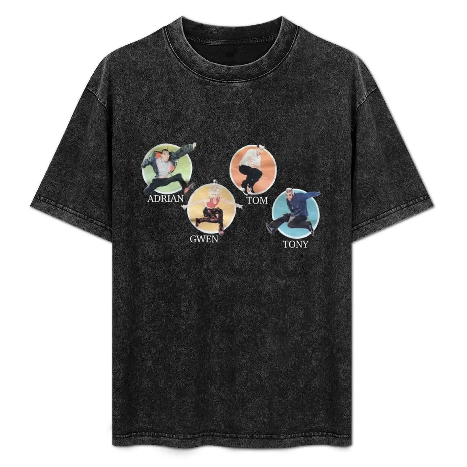 

1996 RARE No Doubt Adrian Gwen Tom Tony T-Shirt Basic Lightweight Short Sleeve Tee
