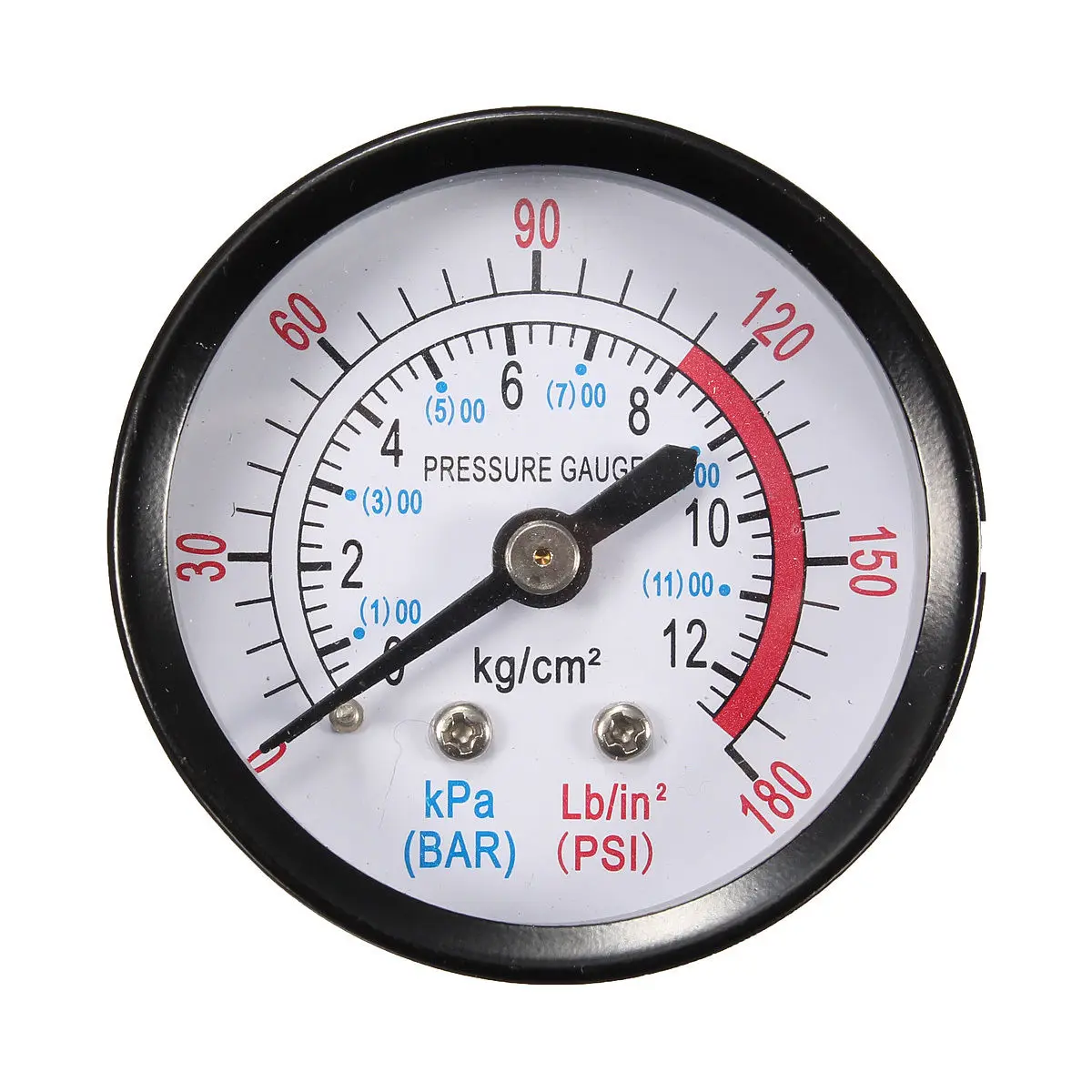 Manometer Mini Dial Portable Dual Scale Dial Gauge 1/4\