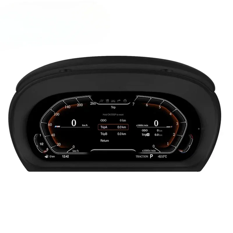 12 INCH screen LCD Dashboard speedometer digital cluster for bm X5 X6 E70 E71 5 series F10 F18 X3 F25 LCD instrument