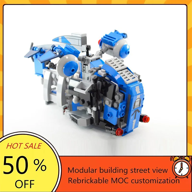 

Набор из 247 деталей: Популярная модель космического корабля из фильма «Звездные войны», конструктор MOC, модульный технологический подарок, праздничный набор для сборки, детский игровой комплект