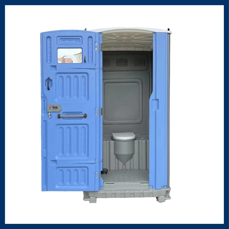 China High Visibility Portable Potty Toilet Bathroom Unit HDPE Plastic Outdoor Shower and Office Toilet