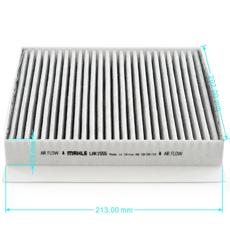 MAHLE LAK1555 Activated Carbon Air Cabin Filter for MG NEW GT NEW MG 6 NEW MG 5 10264941 10502976 CUK22051