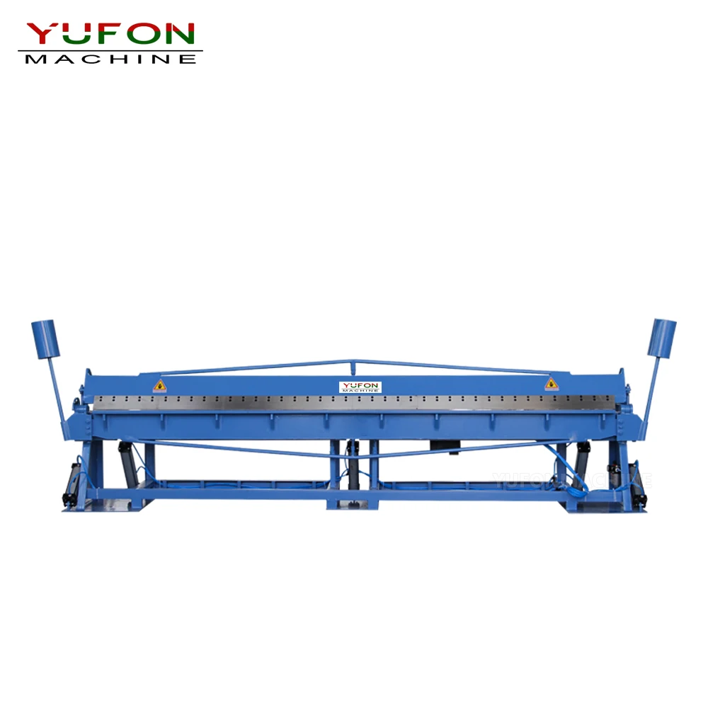 YUFON's  Duct Small Edge Bending Machine, 4-meter Pneumatic Folding Machine