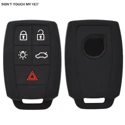 5 Buttons  For Volvo XC90 C70 S60 D5 V50 S40 C30 Keyless Remote Key Cover Shell Skin Holder Silicone Key Case Fob