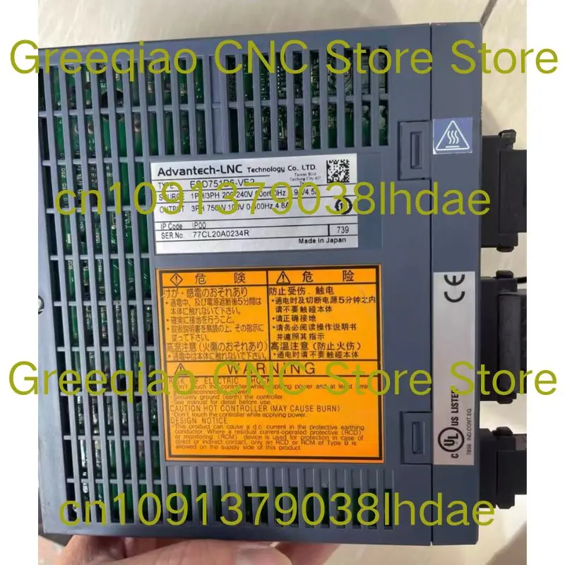 Second hand ESD751D6-VE2 750W servo drive tested OK and shipped quickly
