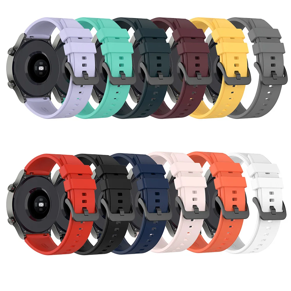 22mm pulseira de silicone para ticwatch pro 3 ultra gps/gtx/e2/s2/lte pulseira wirststrap banda para ticwatch pro x s cinto