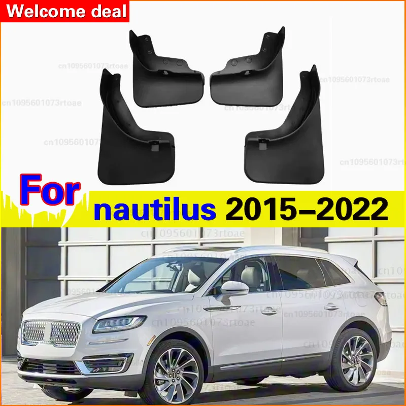 Fenders Lincoln nautilus Mud flap Mudguard Fender Front Rear auto styline FOR Lincoln nautilus Mudflaps Guard Splash Mudguards