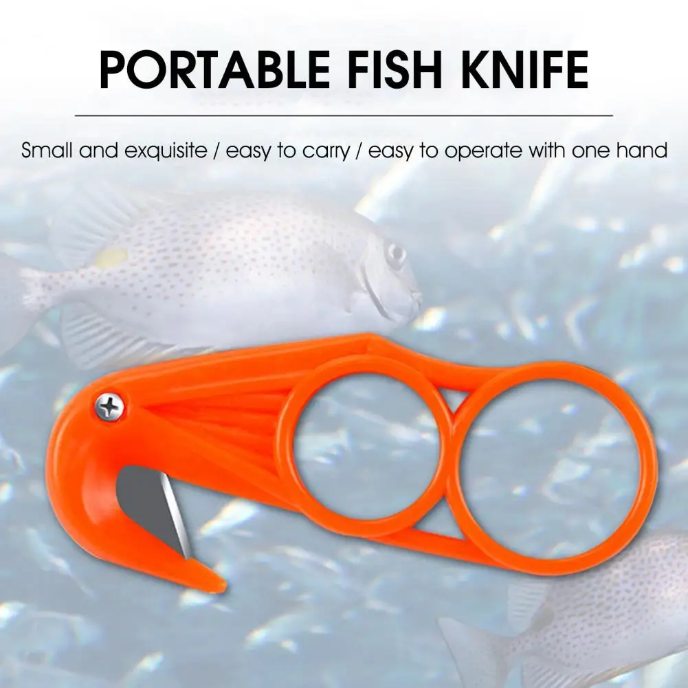 Fish Cleaning Cutter Fish Maw Cutter Loach Eel Cleaning Peeler Outdoor Cooking Knife Mini Sharply Fish Cutter Fishing Scissor