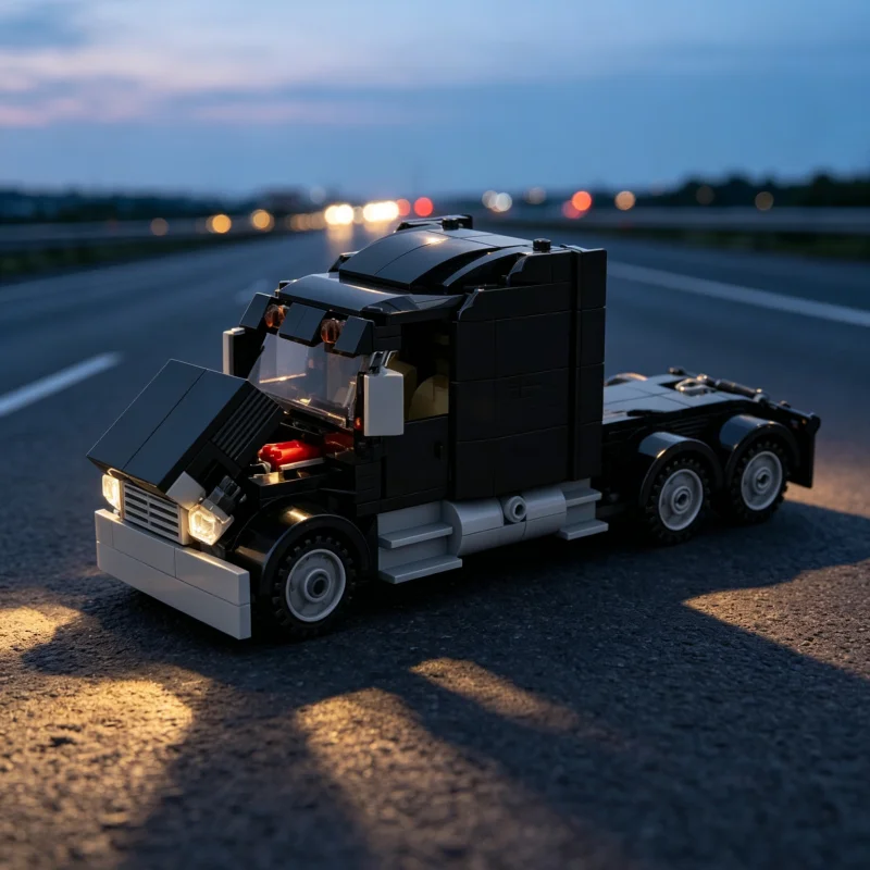 Vintage Collection Haul - Vintage Semi Truck MOC-bouwstenen gedetailleerd realistisch