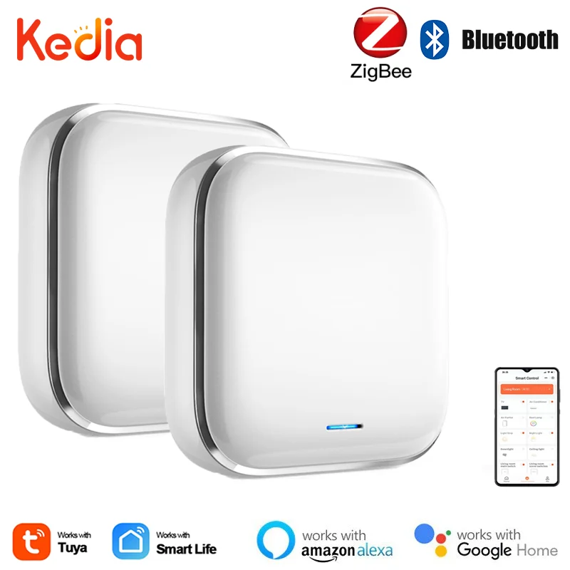 Tuya Smart Gateway Multi-mode WiFi Bluetooth mesh Zigbee Hub Smart Home Remote Control Alexa Goole Assistant For Smart Life APP