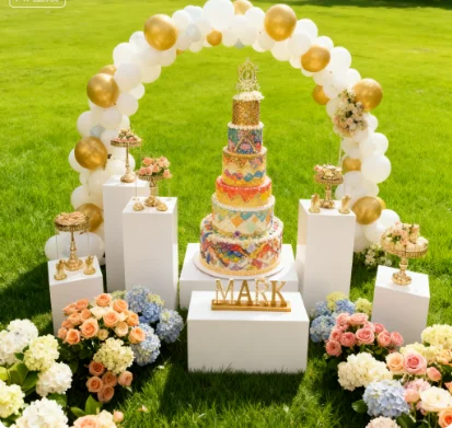 

6 шт. один комплект) украшение свадебной сцены розовая квадратная подставка для торта, пьедестал, цилиндр, плинтус, подставка для детского душа, декор qq154