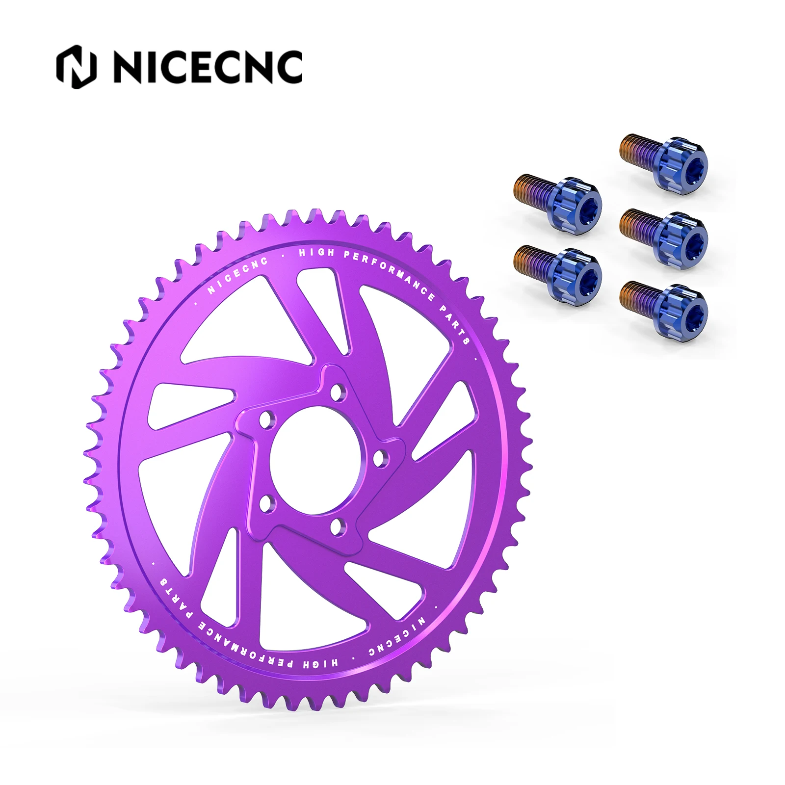 AliExpress NICECNC For Surron light bee X light bee S light bee L1E Segway X160 Segway X260 Electric Bike 58T Rear Sprocket & Rear Sprocket Bolts