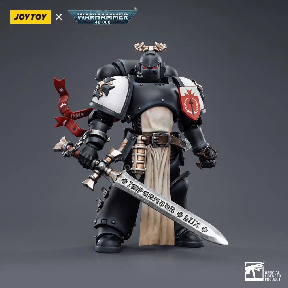 JOYTOY Dark Source Warhammer 40k Black Holy Church JT7585 Emperor Warrior Rolands Mobile Soldier 1/18 Model Handheld Toy