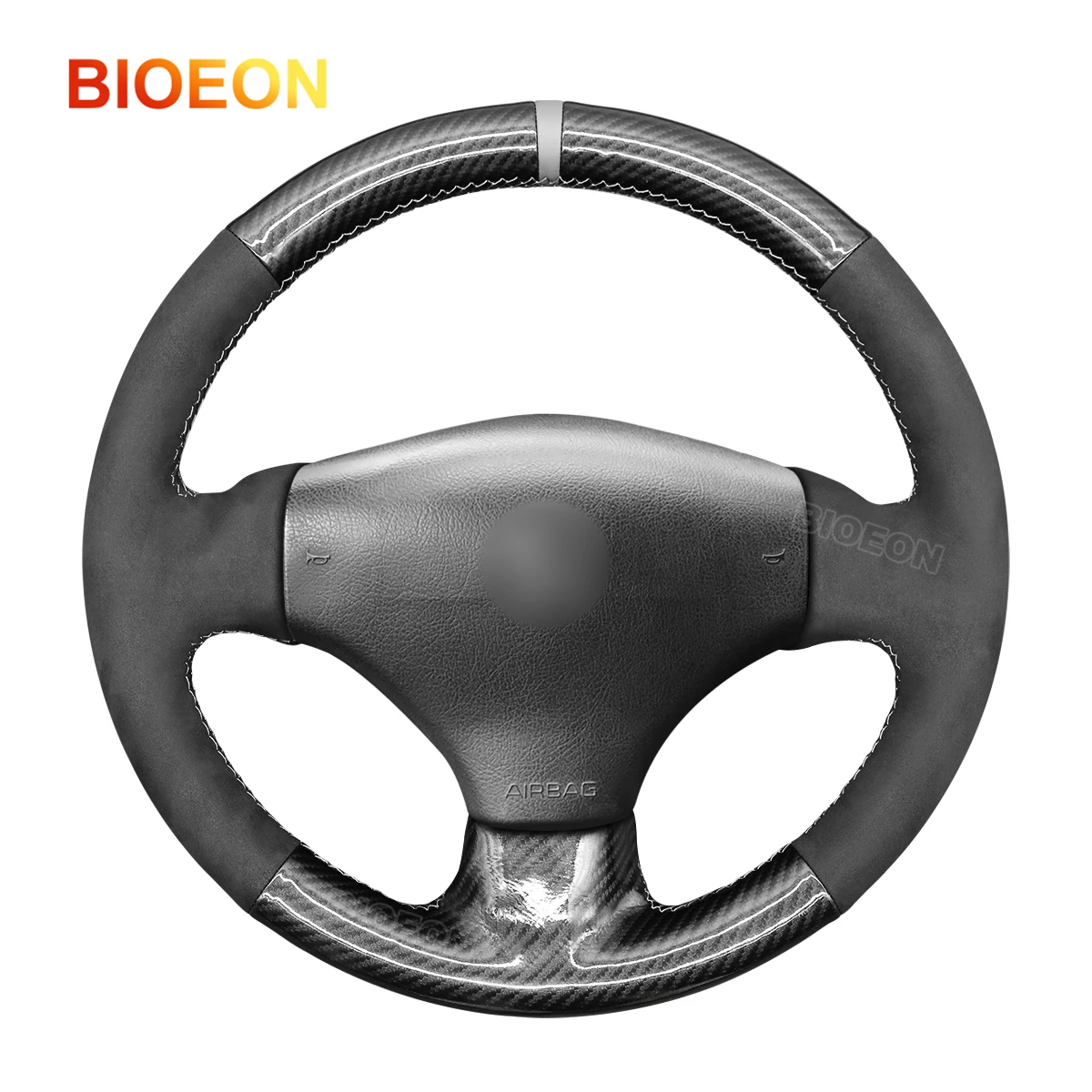 

Bioeon черное искусственное углеродное волокно замша для Peugeot 206 2001-2009 / 206 SW 2002-2007