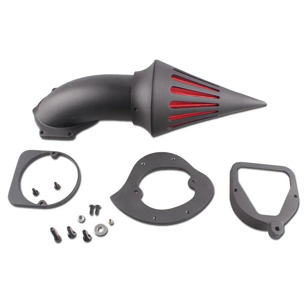 Aluminum Black Motorycle Spike Air Cleaner Kit Intake Filter For Honda Shadow ACE VT750 CDC All Years