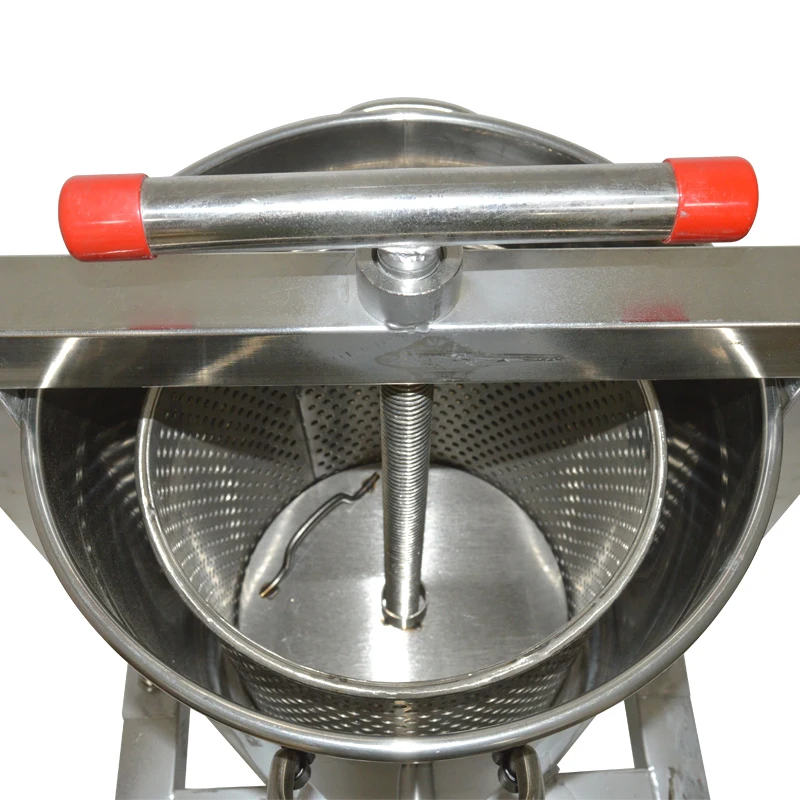 手動ハニープレス機ステンレス鋼ハニー押出機ハニーローリングミルマシン完全密閉ワックスハニープレッサー養蜂