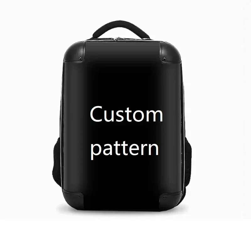 Backpack - Carry- Professional Customizable On Printing, Bag with C Durable Hardshell Easy to Carry Capacity Travel Design High-