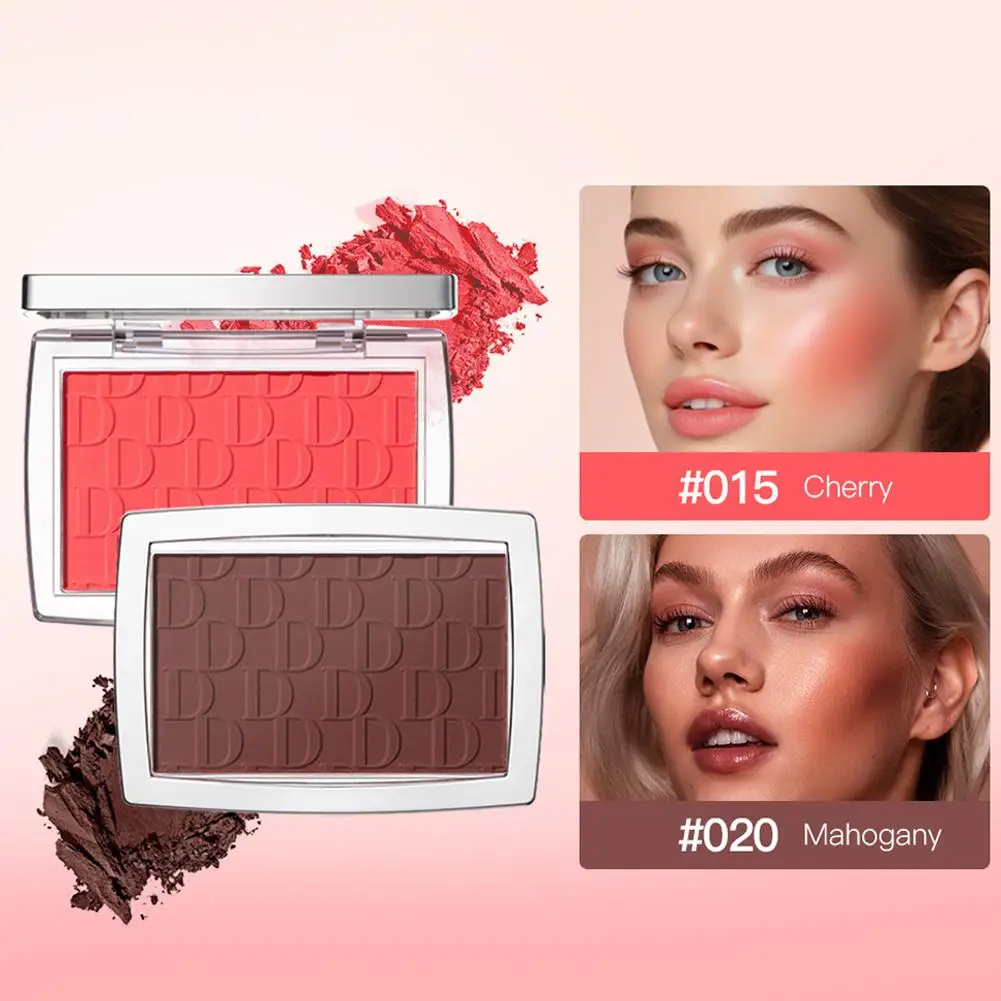 Matte Embossed Rosy Blusher High Pigmented Face Contouring Makeup_voghion.com